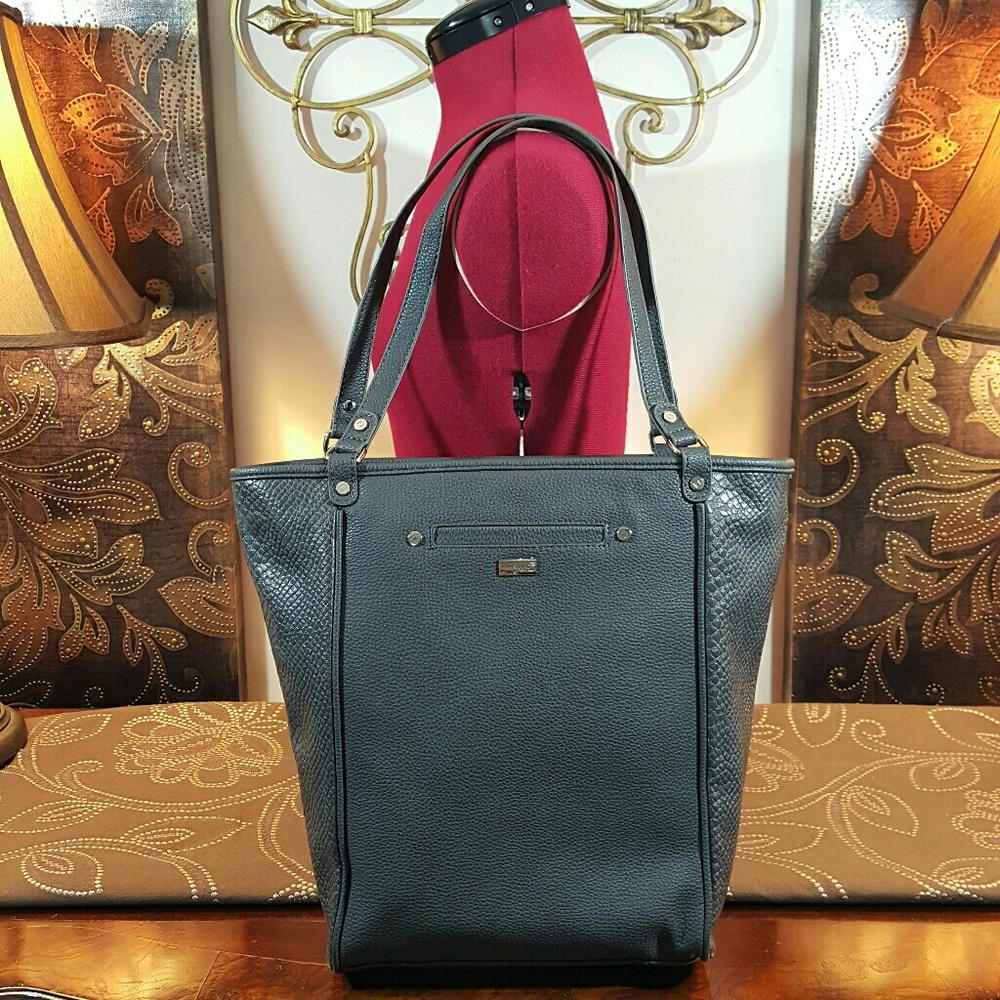 Jewell by Thirty-One Charcoal Purse (Like New)